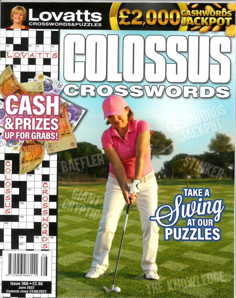 Lovatts Colossus Crosswords Magazine Issue NO 366
