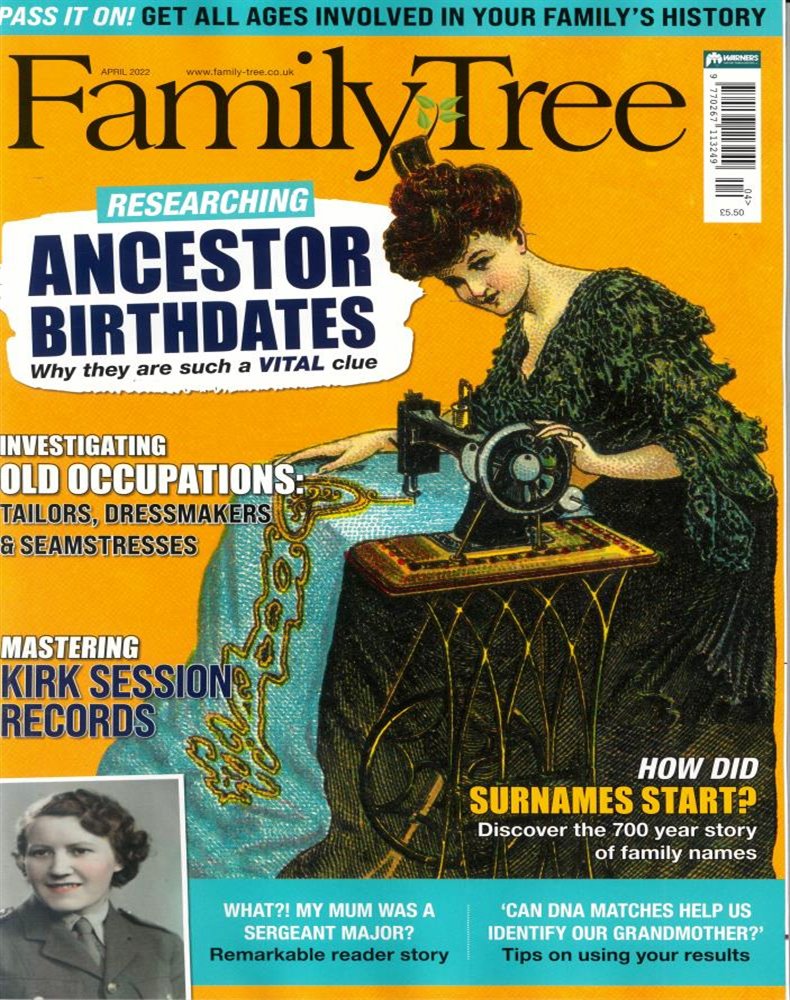 Family Tree Magazine Issue APR 22