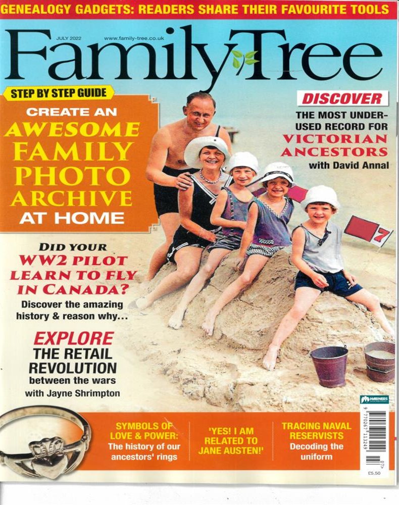 Family Tree Magazine Issue JUL 22