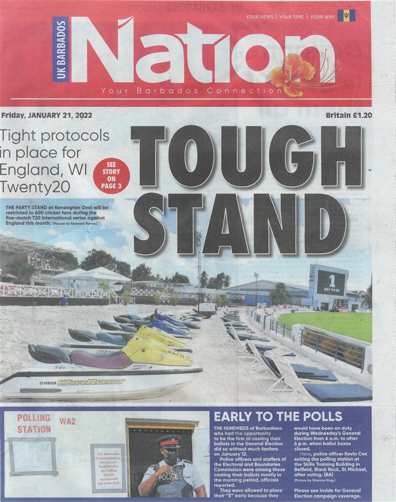 Barbados Nation Issue 20/01/2022