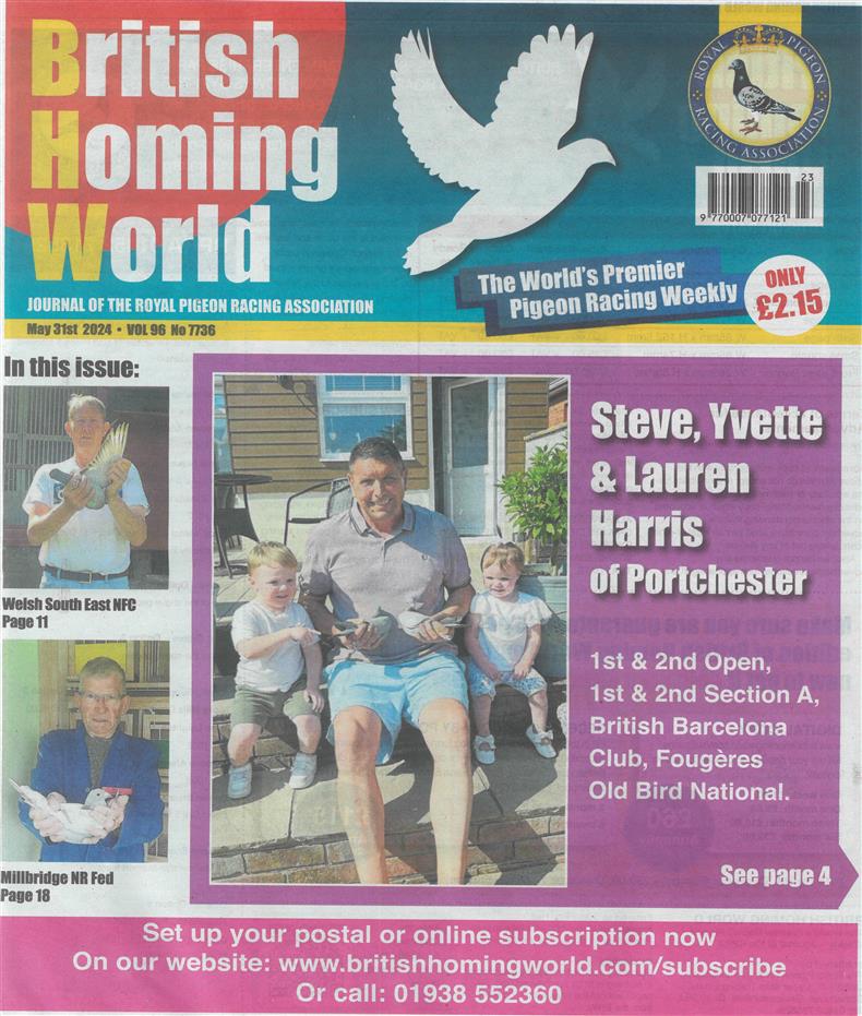 British Homing World - NO 7736