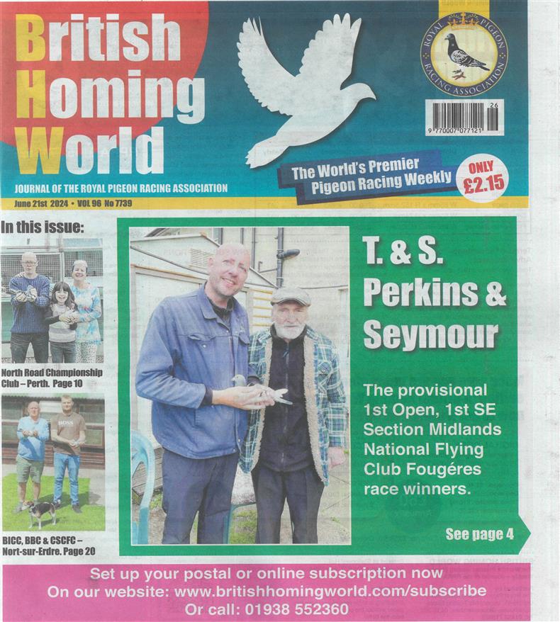 British Homing World - NO 7739