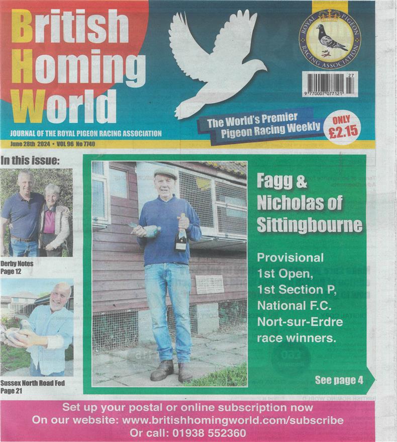 British Homing World - NO 7740