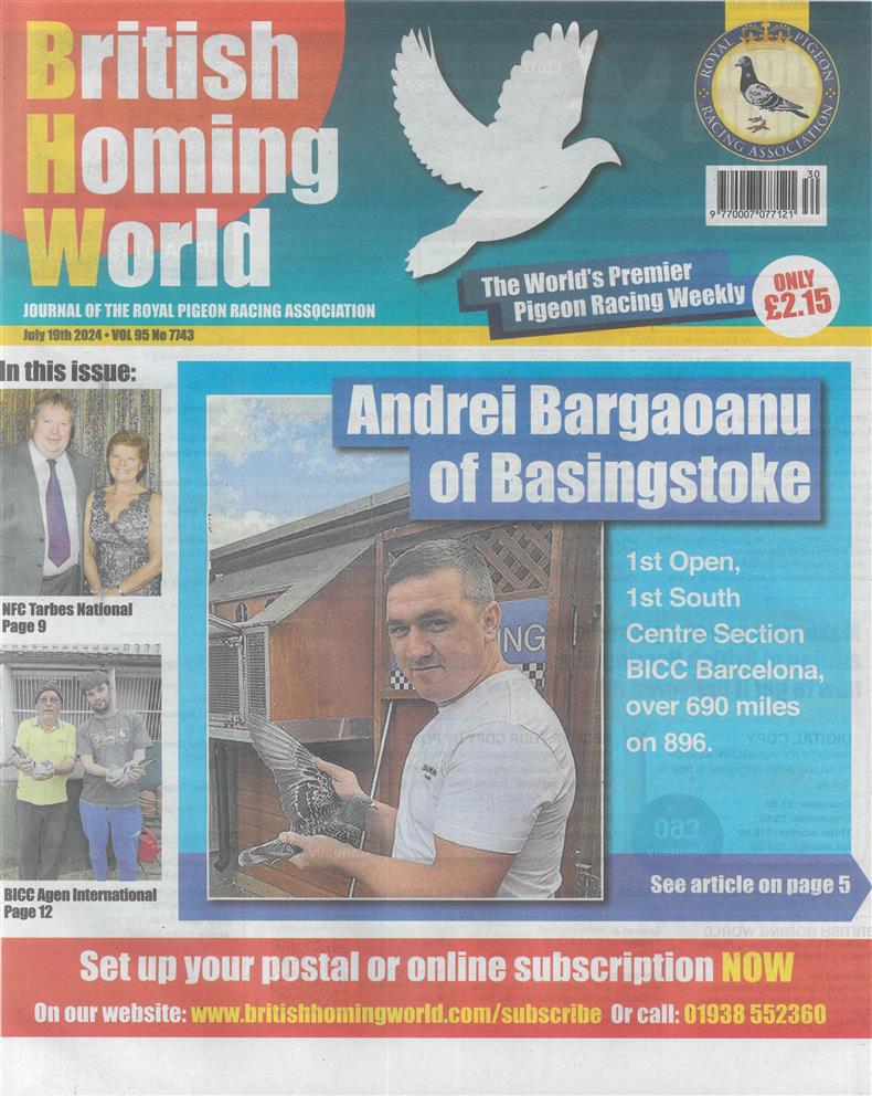 British Homing World - NO 7743