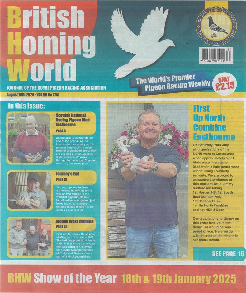 British Homing World - NO 7747