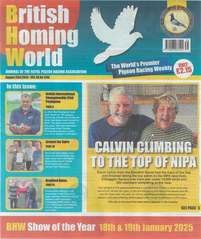 British Homing World - NO 7748