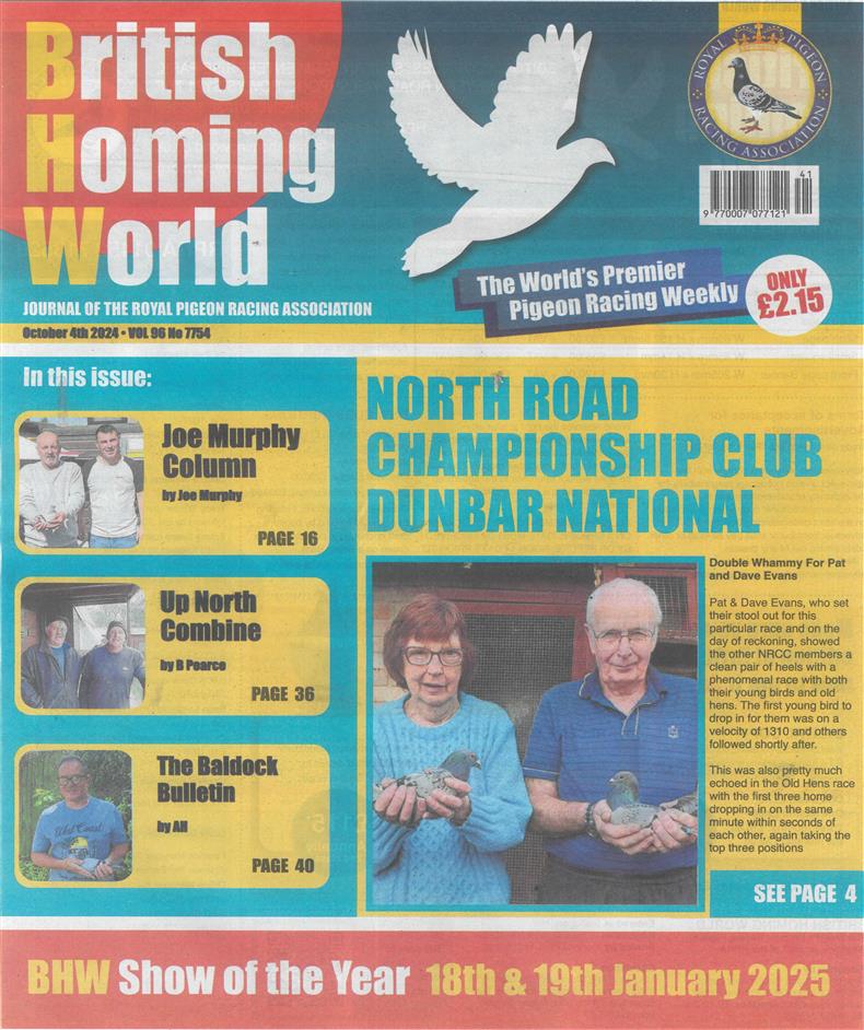 British Homing World - NO 7754