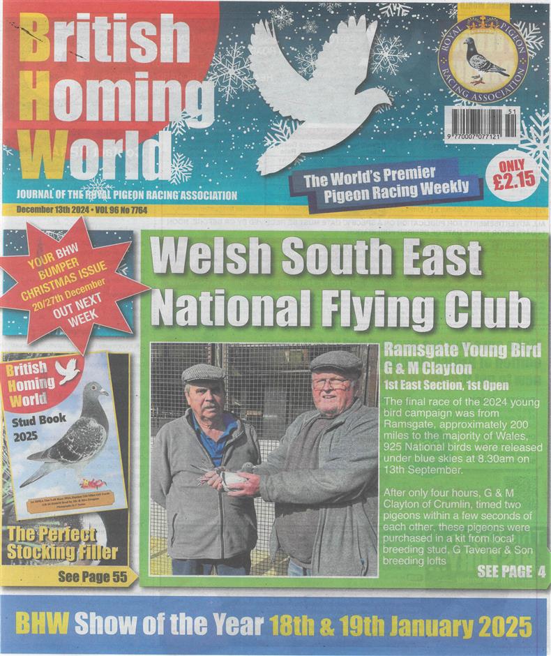British Homing World - NO 7764
