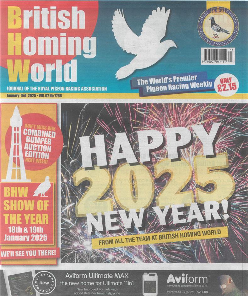 British Homing World - NO 7766