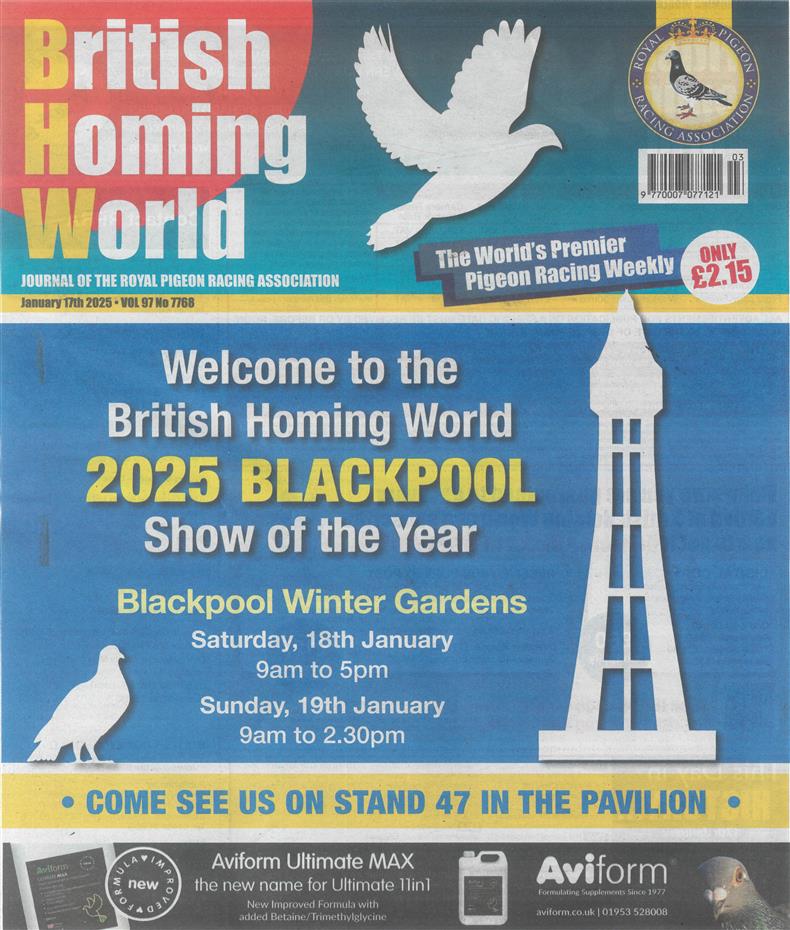 British Homing World - NO 7768