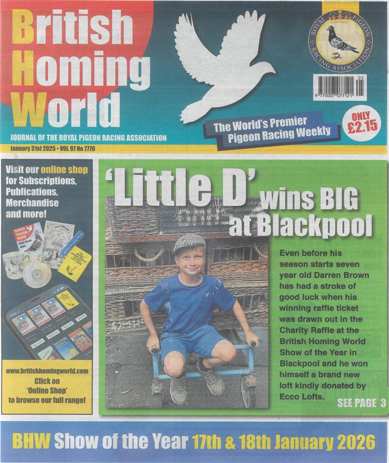 British Homing World - NO 7770