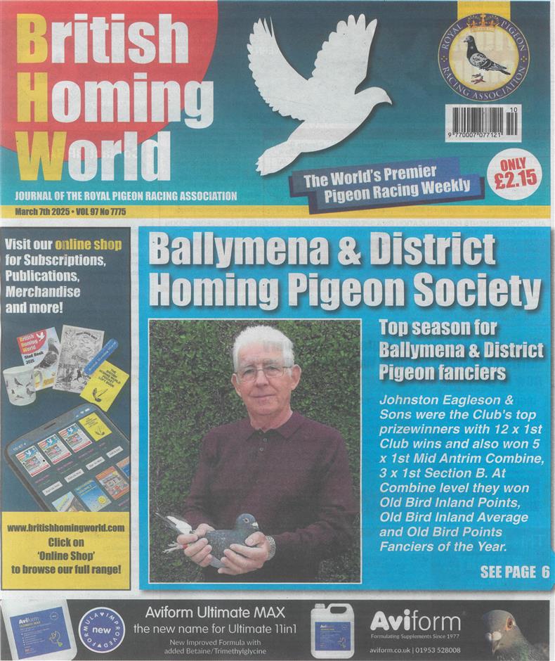 British Homing World - NO 7775