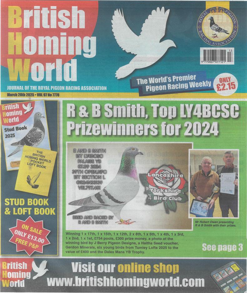 British Homing World - NO 7778