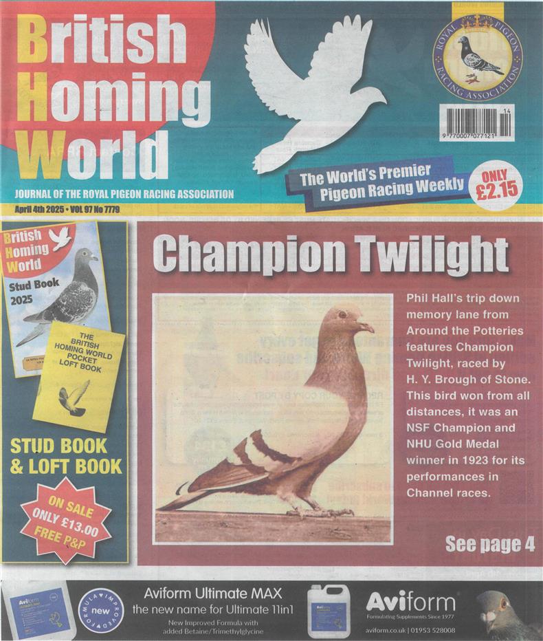 British Homing World - NO 7779