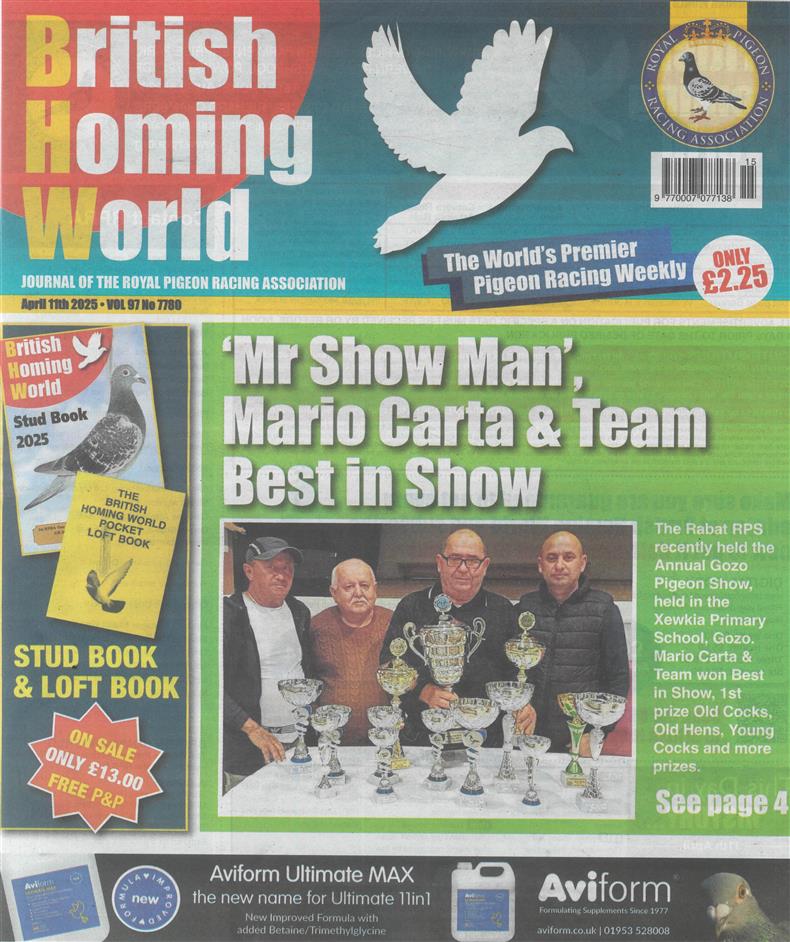 British Homing World - NO 7780