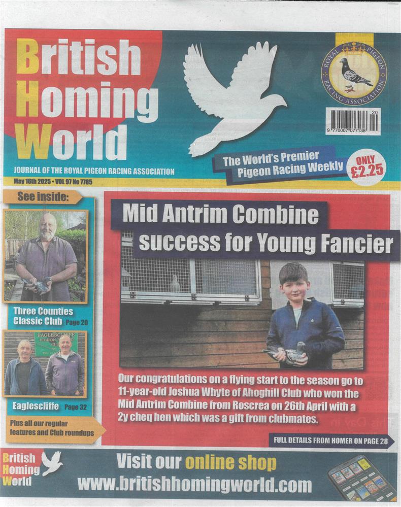 British Homing World - NO 7785