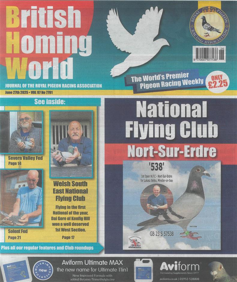 British Homing World - NO 7791