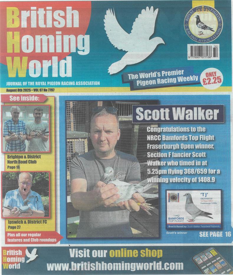 British Homing World - NO 7797