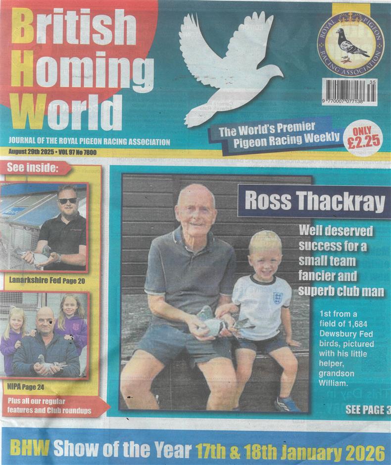 British Homing World - NO 7800