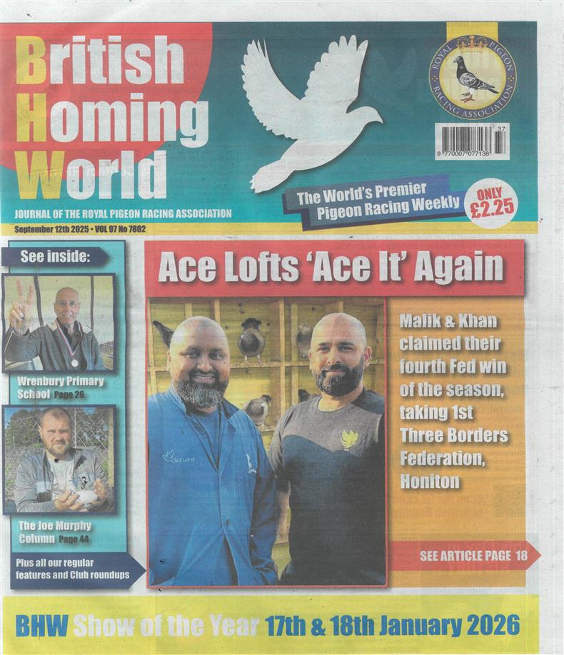 British Homing World - NO 7802