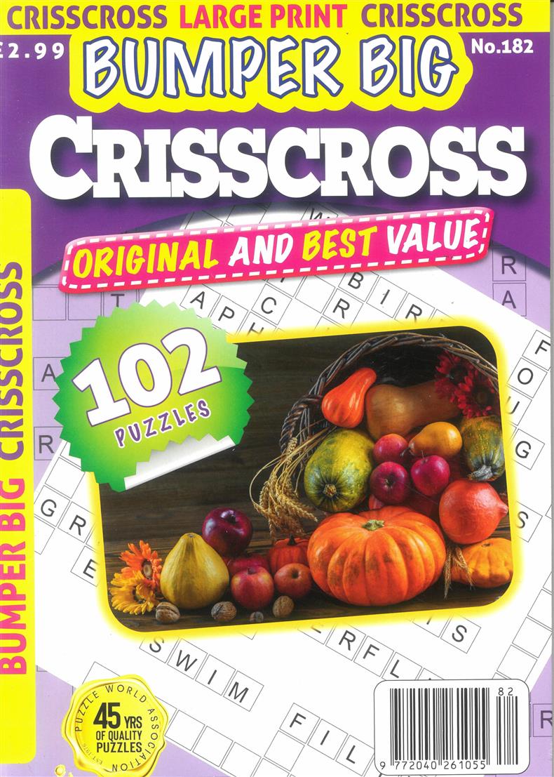 Bumper Big Criss Cross - NO 182