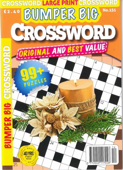 Bumper Big Crosswords Magazine