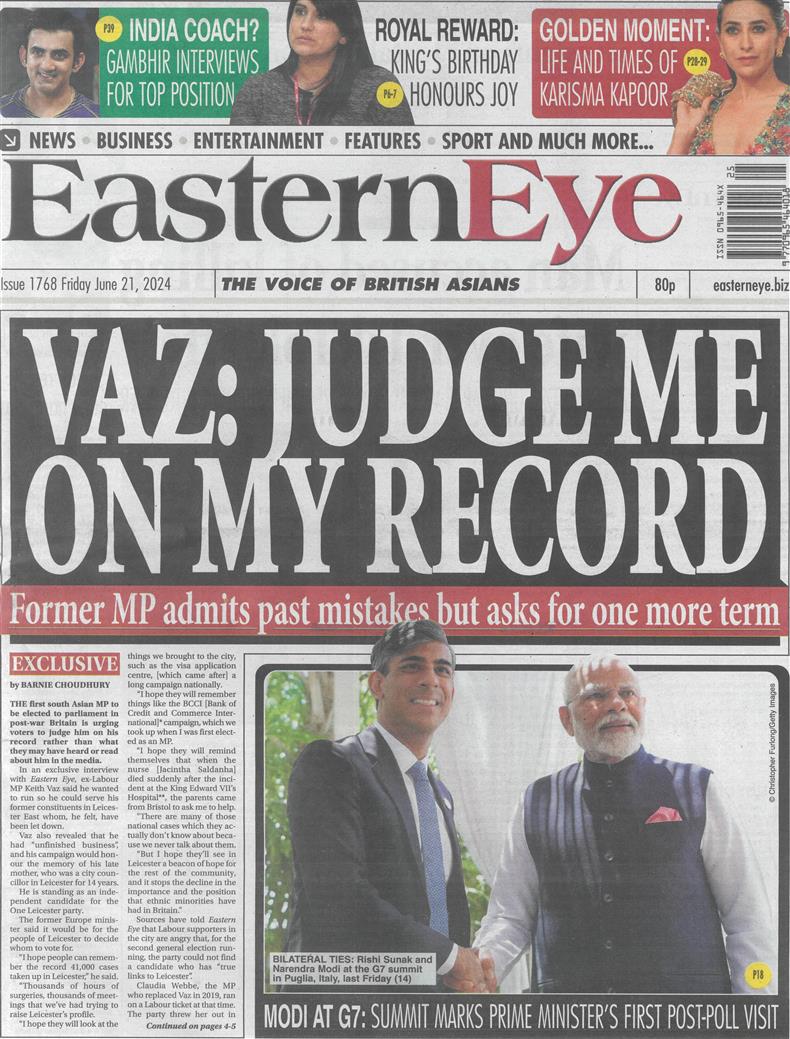Eastern Eye - 21/06/2024