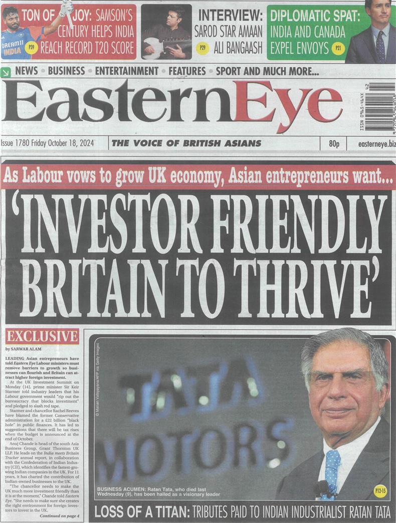 Eastern Eye - 18/10/2024
