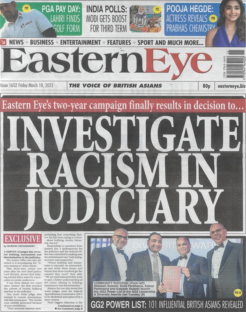 Eastern Eye Magazine Issue 18/03/2022