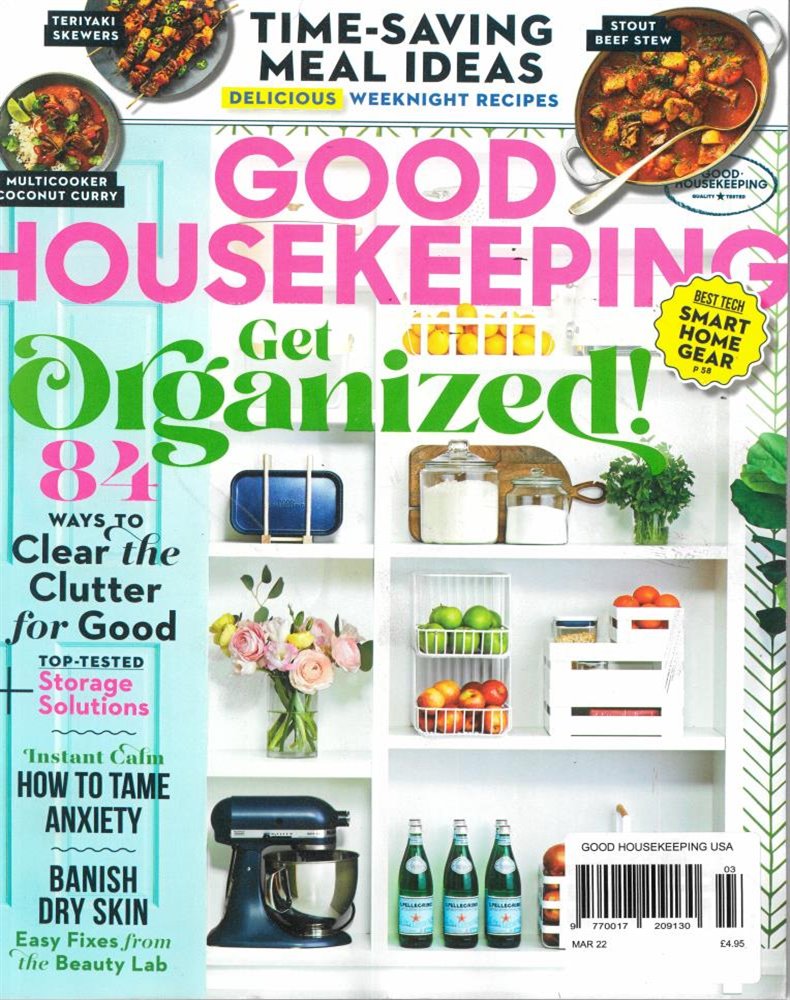 Good Housekeeping USA Magazine Issue MAR 22
