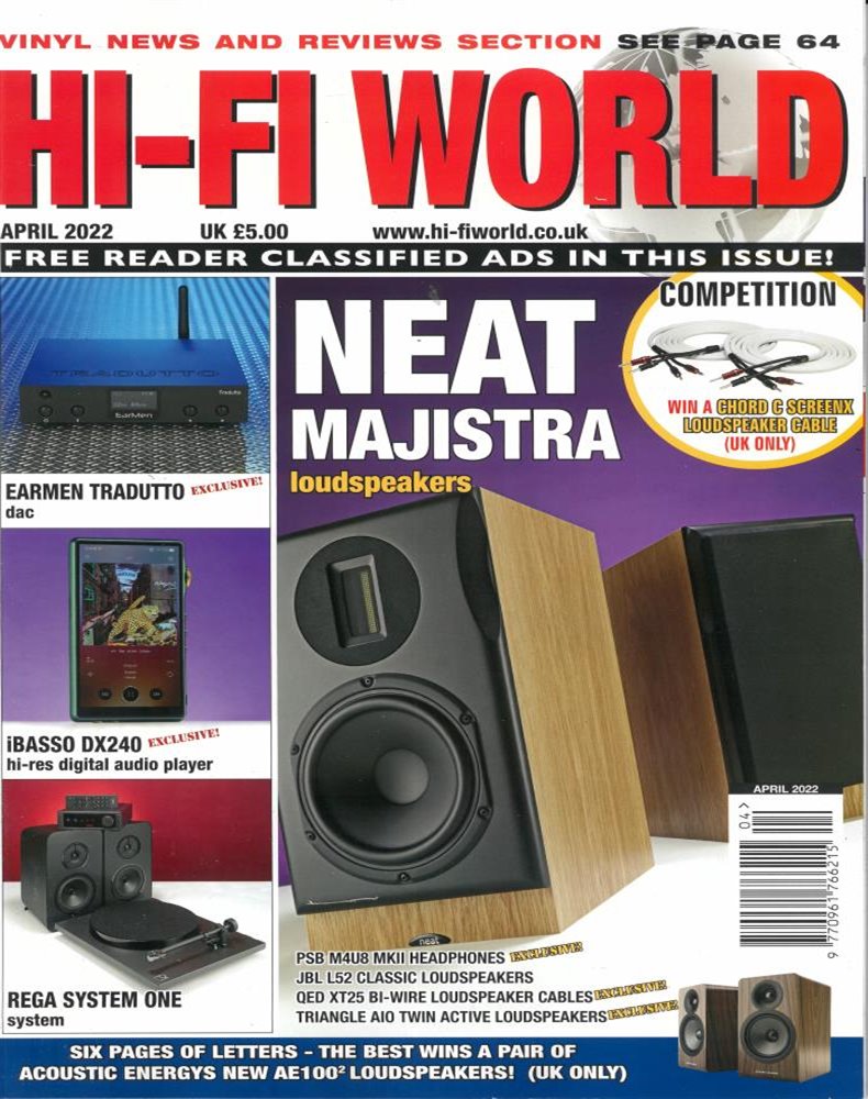 Hi-Fi World Magazine Issue APR 22
