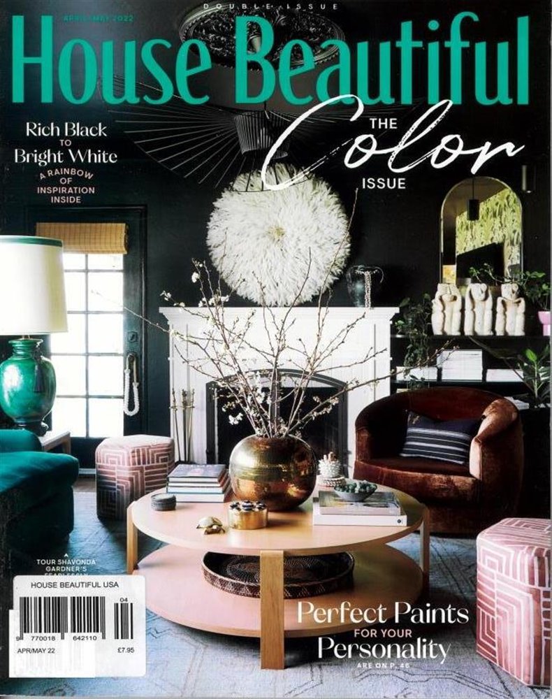 House Beautiful USA Magazine Issue APR-MAY