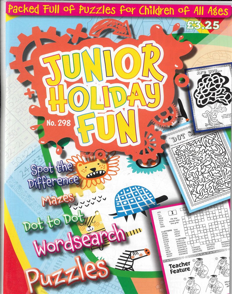 Junior Holiday Fun Magazine Issue NO 298