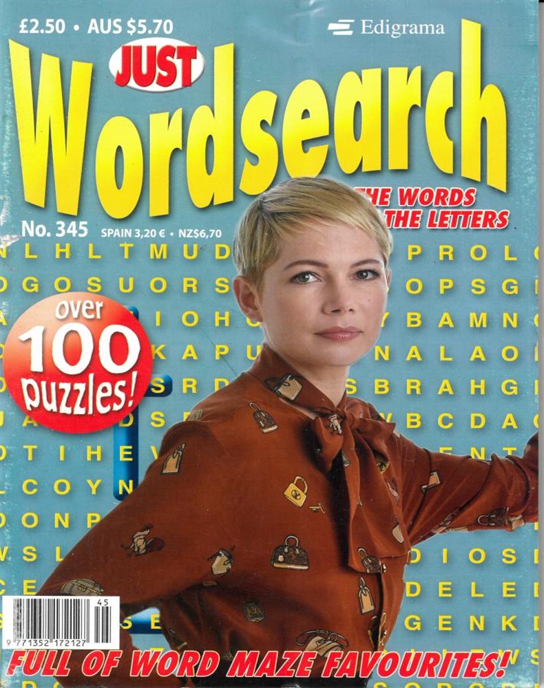 Just Wordsearch Magazine Issue NO 345