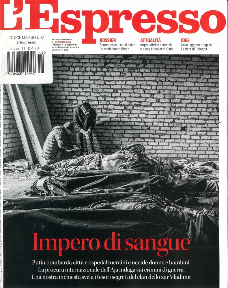L'Espresso Magazine Issue NO 11