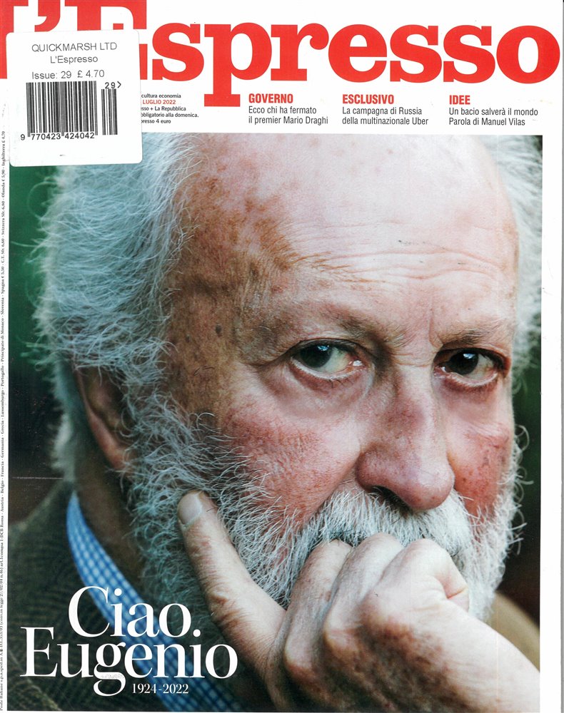 L'Espresso Magazine Subscription