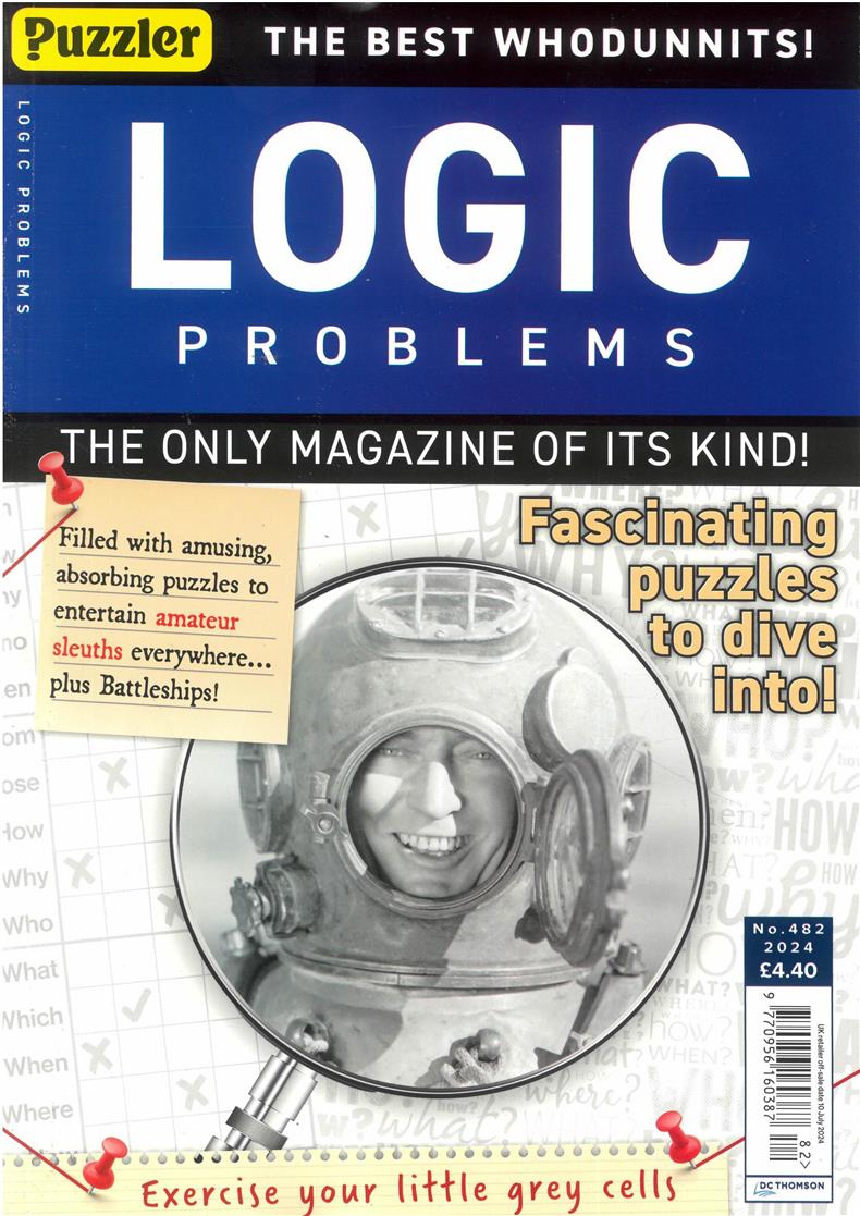 Puzzler Logic Problems - NO 482