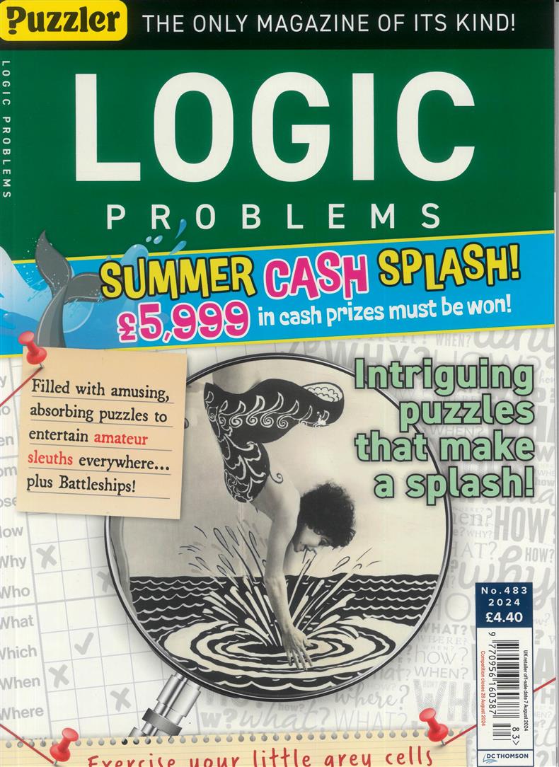 Puzzler Logic Problems - NO 483