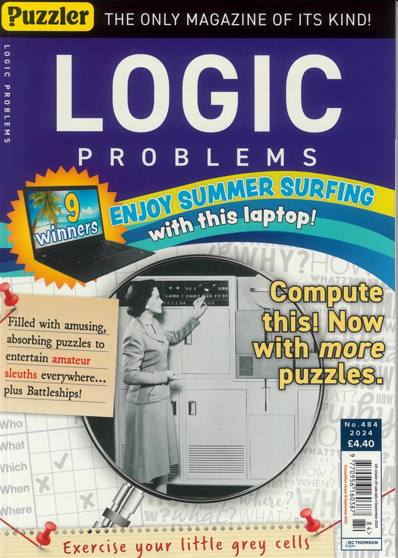 Puzzler Logic Problems - NO 484