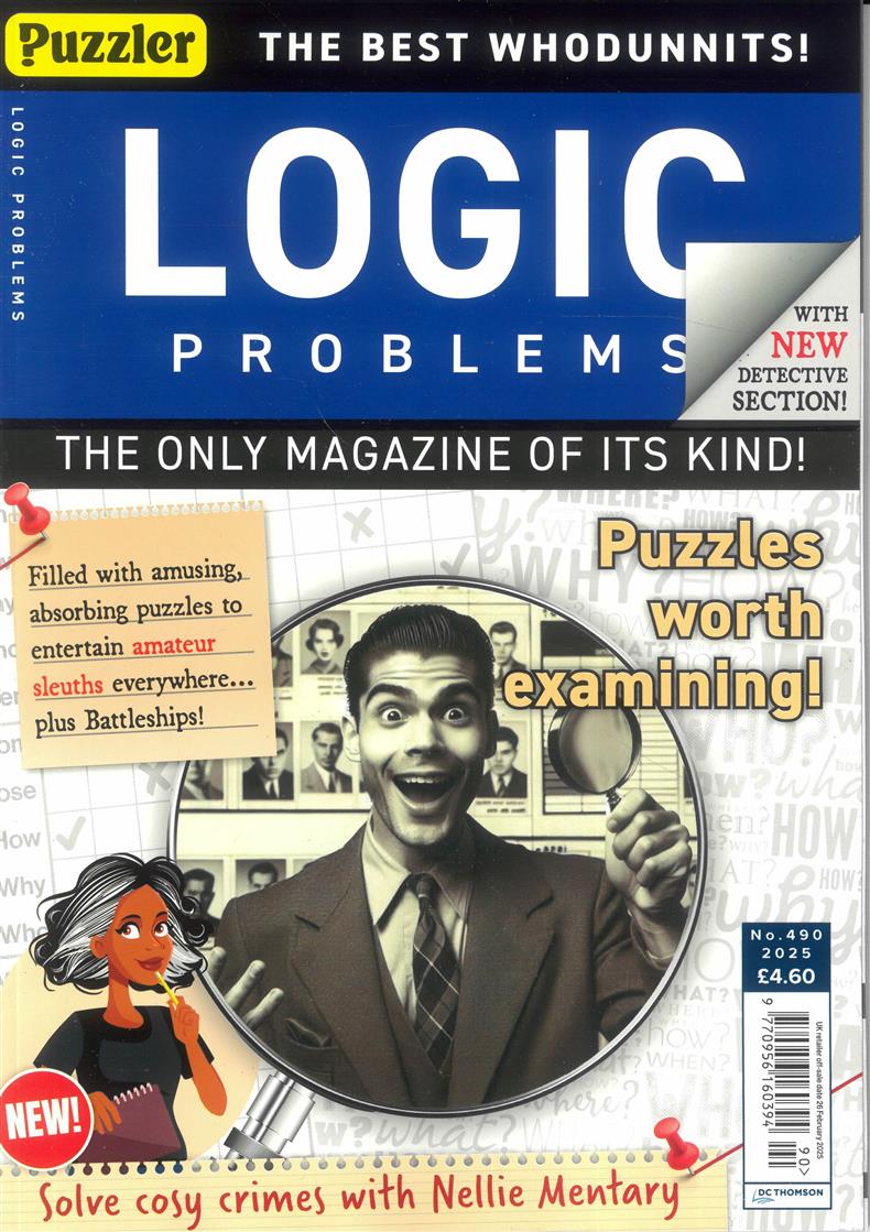 Puzzler Logic Problems - NO 490