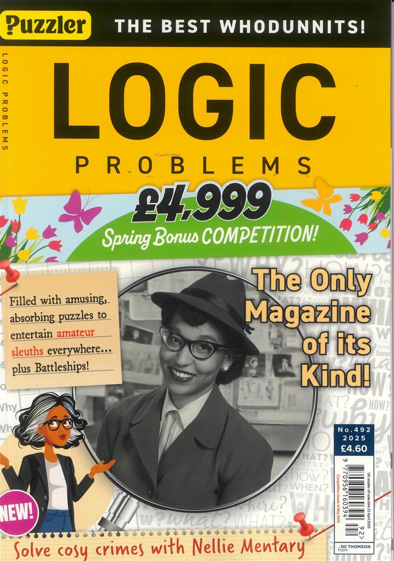 Puzzler Logic Problems - NO 492