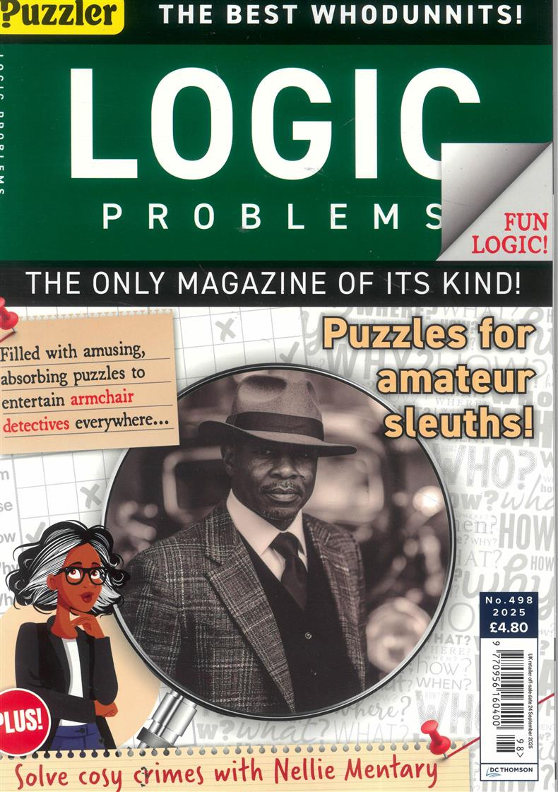 Puzzler Logic Problems - NO 498