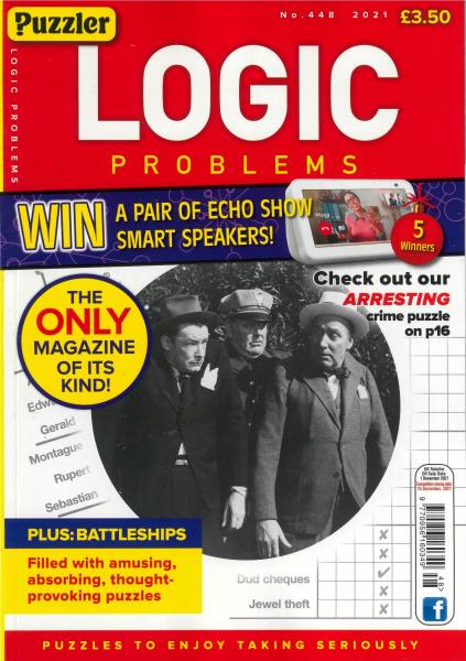 Puzzler Logic Problems Magazine