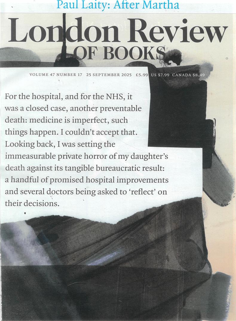 London Review of Books - VOL47/17