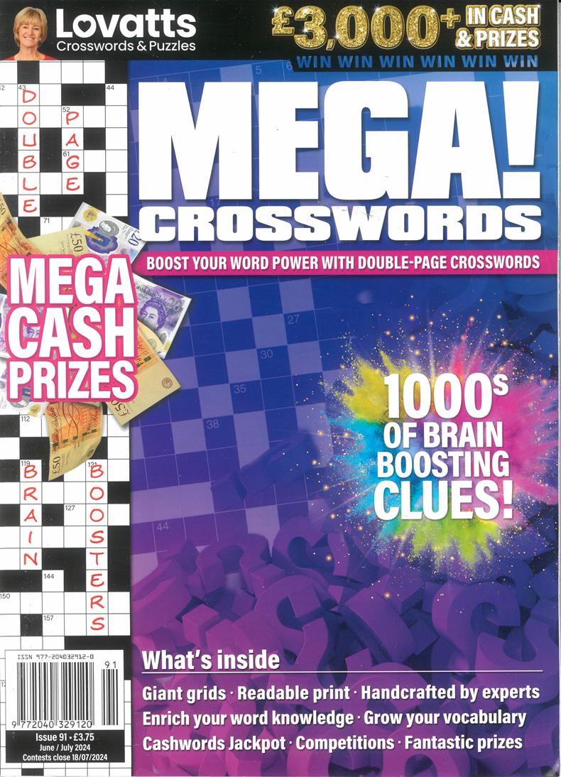 Lovatts Mega Crosswords - NO 91