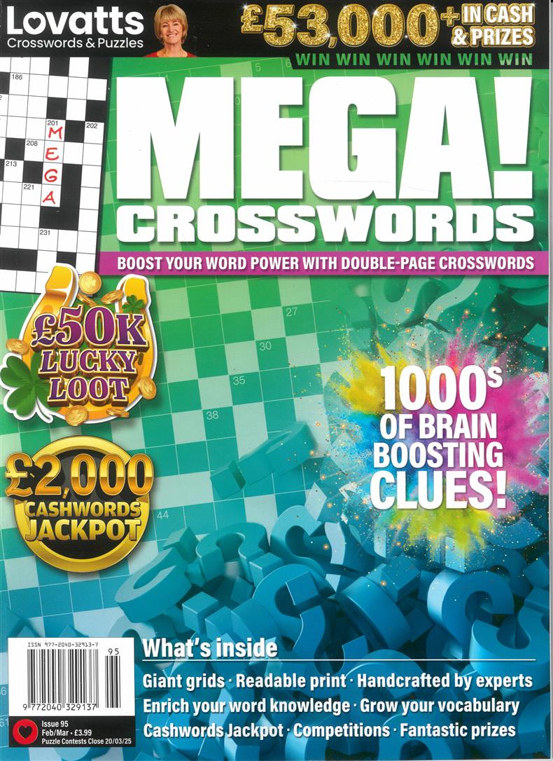 Lovatts Mega Crosswords - NO 95
