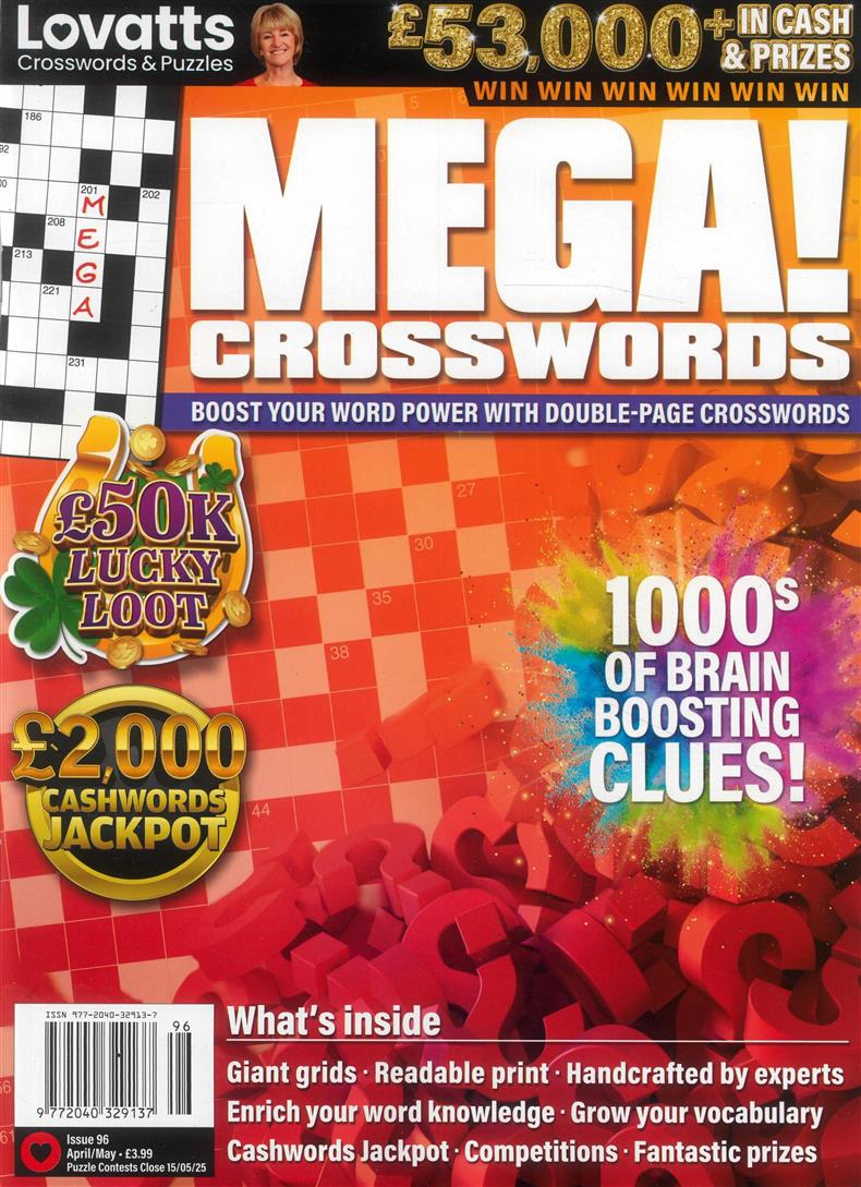 Lovatts Mega Crosswords - NO 96