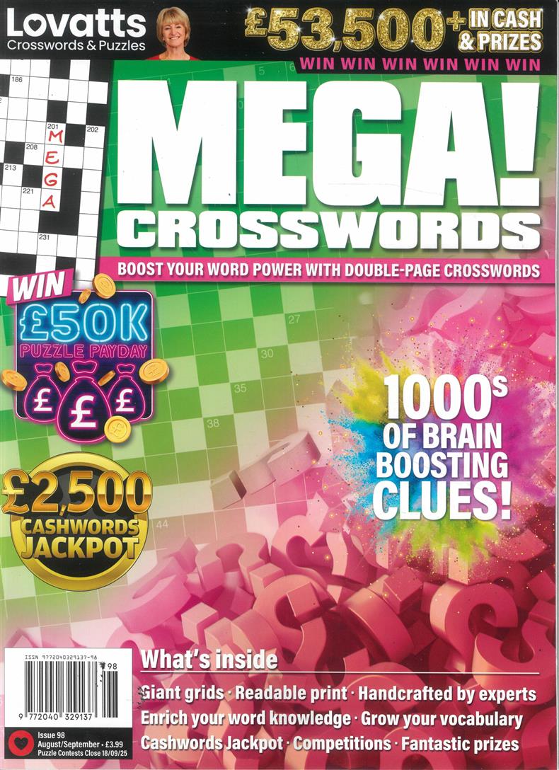Lovatts Mega Crosswords - NO 98
