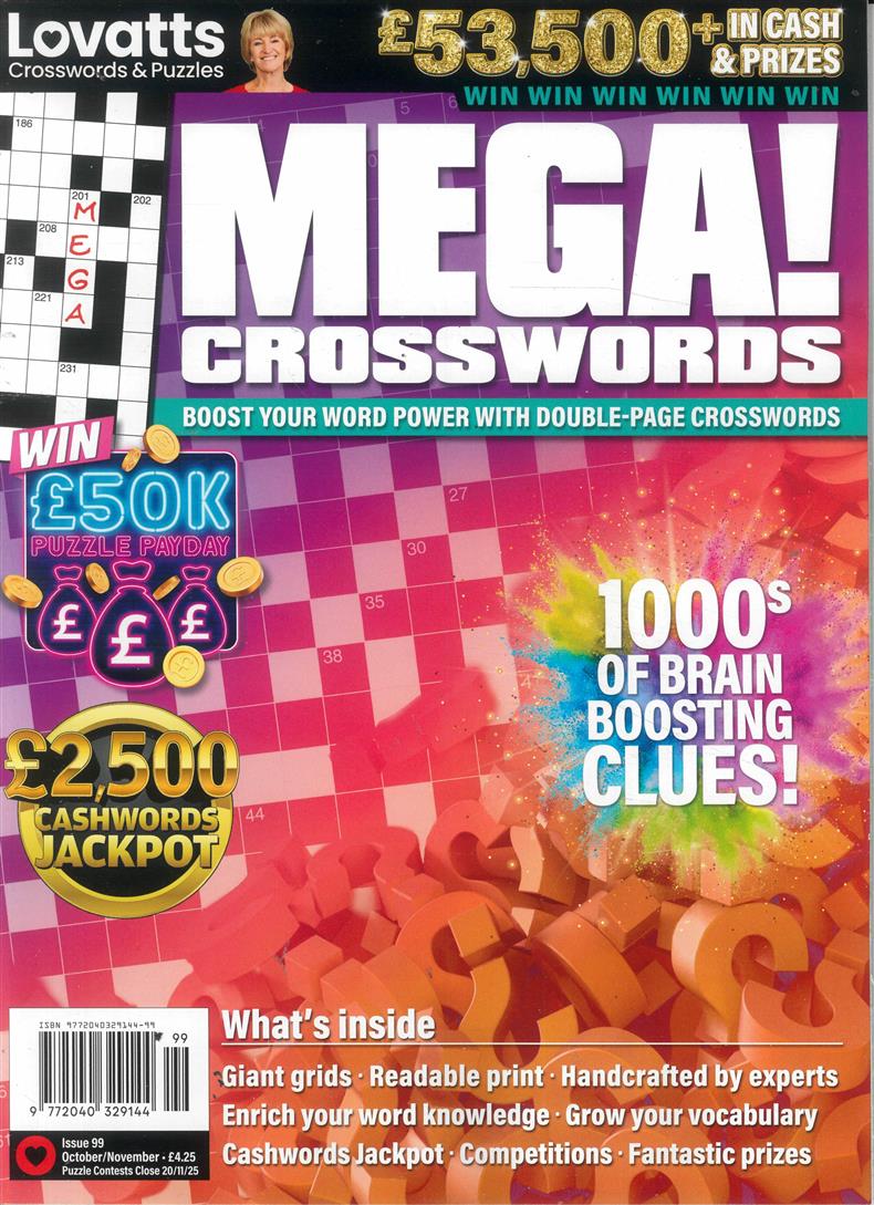 Lovatts Mega Crosswords - NO 99