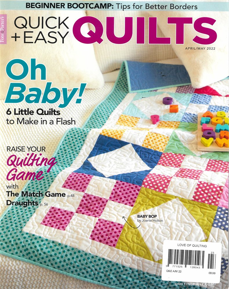 Love Of Quilting Magazine Issue Q&amp;E A/M